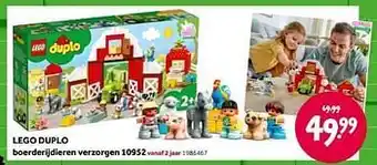 Intertoys Lego duplo boerderijdieren verzorgen 10952 aanbieding