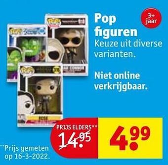 Kruidvat Pop figuren aanbieding