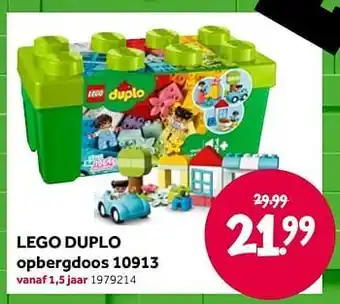 Intertoys Lego duplo opbergdoos 10913 aanbieding