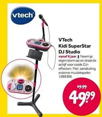 Intertoys Vtech kidi superstar dj studio aanbieding