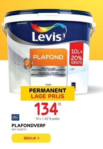 Brico Levis Plafondverf aanbieding