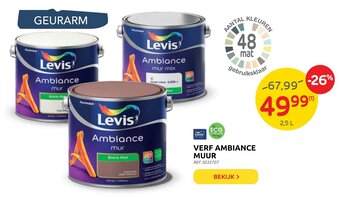 Brico Levis Verf Ambiance Muur aanbieding