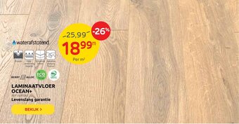 Brico Laminaatvloer Ocean+ aanbieding