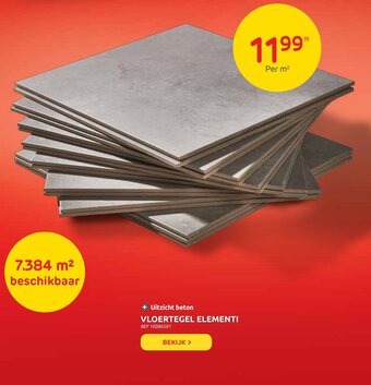 Brico Vloertegel Elementi aanbieding