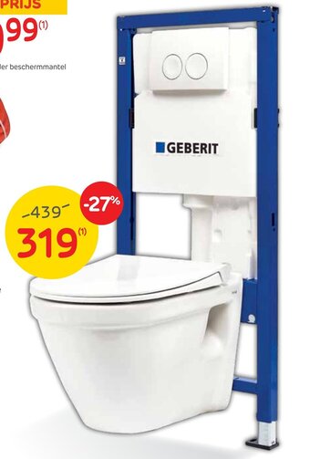Brico Zwevende WC Flora aanbieding