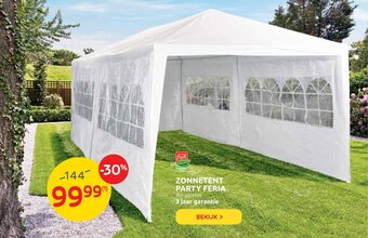 Brico Zonnetent Party Feria aanbieding