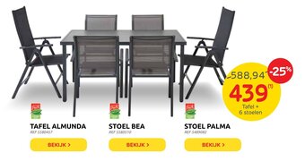 Brico Tafel Almunda aanbieding