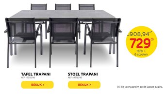 Brico Tafel Trapani aanbieding