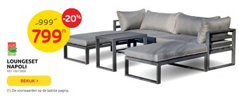 Brico Loungeset Napoli aanbieding