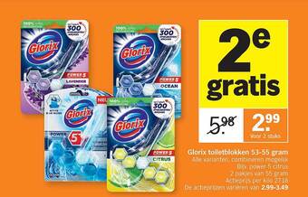 Glorix Toiletblokken 53-55 Gram