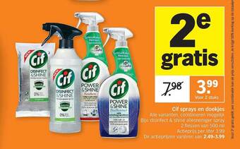 Cif Sprays En Doekjes