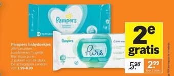Albert Heijn Pampers Babydoekjes aanbieding