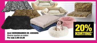 Alle Dierenmanden En-kussens