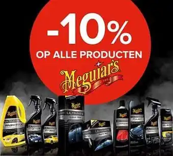 Euroshop -10% op alle producten meguiar`s aanbieding