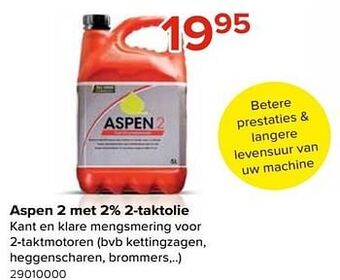 Aspen 2 met 2% 2-taktolie