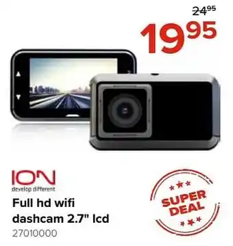 Ion full hd wifi dashcam 2.7`` lcd