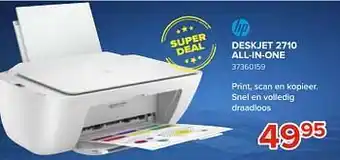 Hp deskjet 2710 all-in-one