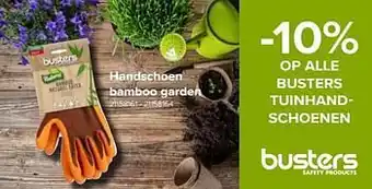 -10% op alle busters tuinhandschoenen