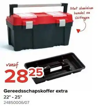 Euroshop Gereedsschapskoffer extra aanbieding