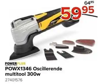 Powerplus powx1346 oscillerende multitool