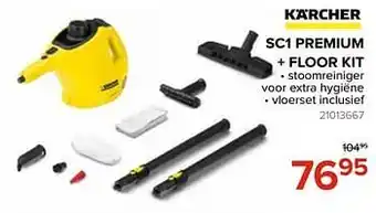 Euroshop Kärcher sc1 premium + floor kit aanbieding
