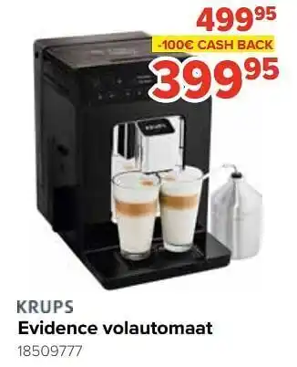 Euroshop Krups evidence volautomaat aanbieding