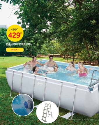 Brico Zwembad Power Steel aanbieding