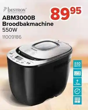 Bestron abm3000b broodbakmachine