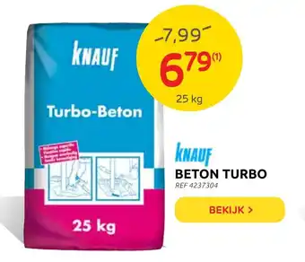 Brico Knauf Beton Turbo aanbieding