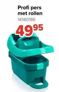 Profi pers met rollen