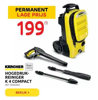 Brico Karcher Hogedruk Reiniger K 4 Compact aanbieding