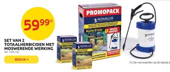 Brico Set Van 2 Totaalherbiciden Met Moswerende Werking aanbieding