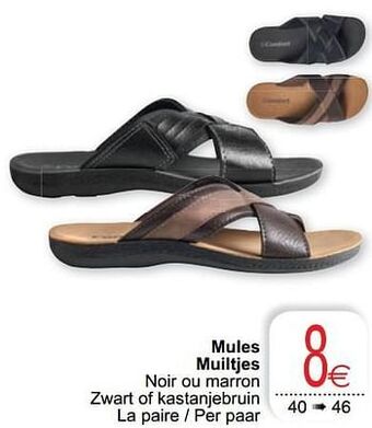 Cora Mules muiltjes aanbieding