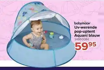 Euroshop Uv-werende pop-uptent aquani blauw aanbieding