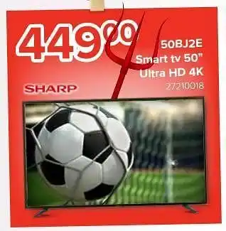 Sharp 50bj2e smart tv 50`` ultra hd 4k