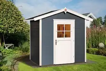 Brico Weka tuinhuis 223 GR1 antraciet 154x205cm aanbieding