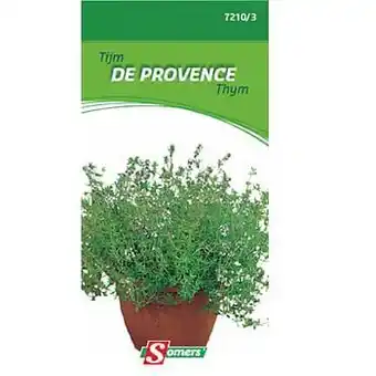 Somers zaad pakket tijm ’Provence’