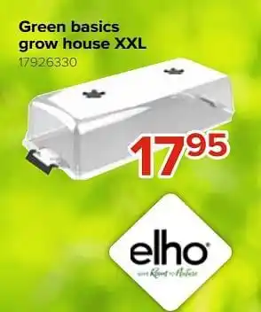 Euroshop Green basics grow house xxl aanbieding