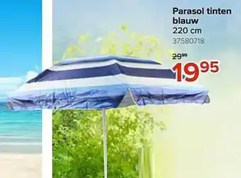 Parasol tinten blauw