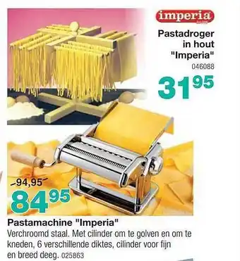 Pastadroger In Hout, Pastamachine