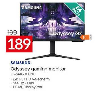 Selexion Samsung Odyssey Gaming Monitor aanbieding