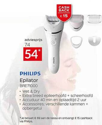 Selexion Philips Epilator aanbieding