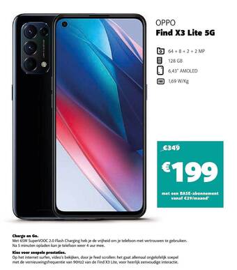 Base Oppo Find X3 Lite 5g aanbieding