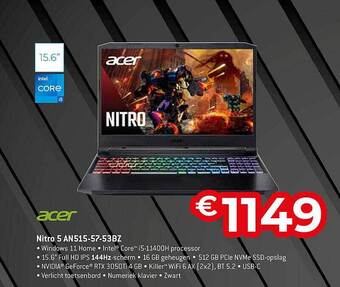Exellent Acer Nitro 5 aanbieding