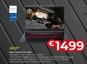 Exellent Acer Nitro 5 aanbieding