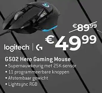 Logitech Hero Gaming Mouse
