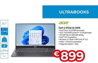 Exellent Acer Swift 3 aanbieding