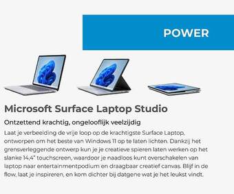 Microsoft Surface Laptop Studio