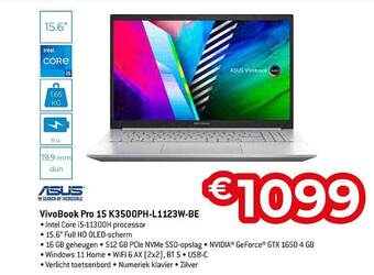 Exellent Asus Vivobook Pro 15 aanbieding