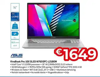 Exellent Asus Vivobook Pro 16x Oled aanbieding